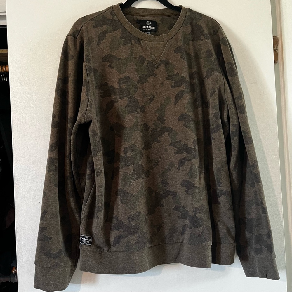 Threadbare | Camo Sweatshirt